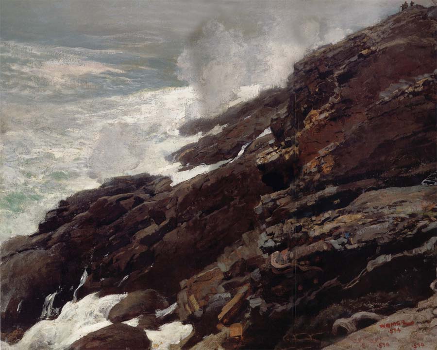 High Cliff,Coast of Maine